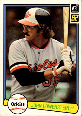 1982 Donruss John Lowenstein #599