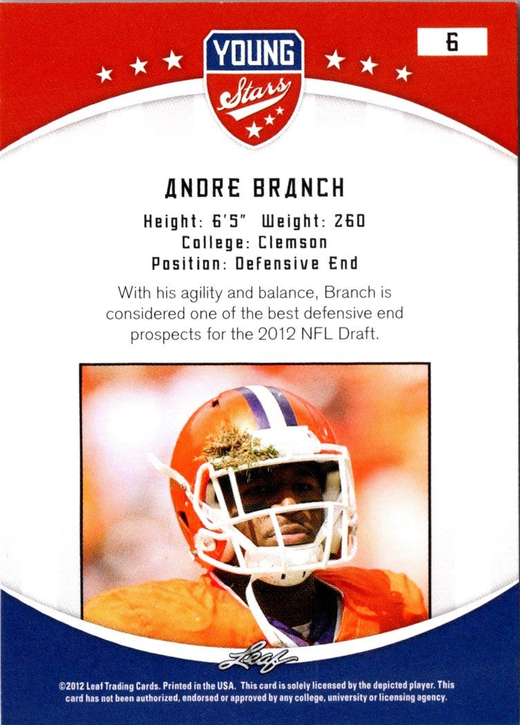 2012 Leaf Young Stars Andre Branch