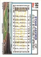 1992 Topps Stan Javier #581