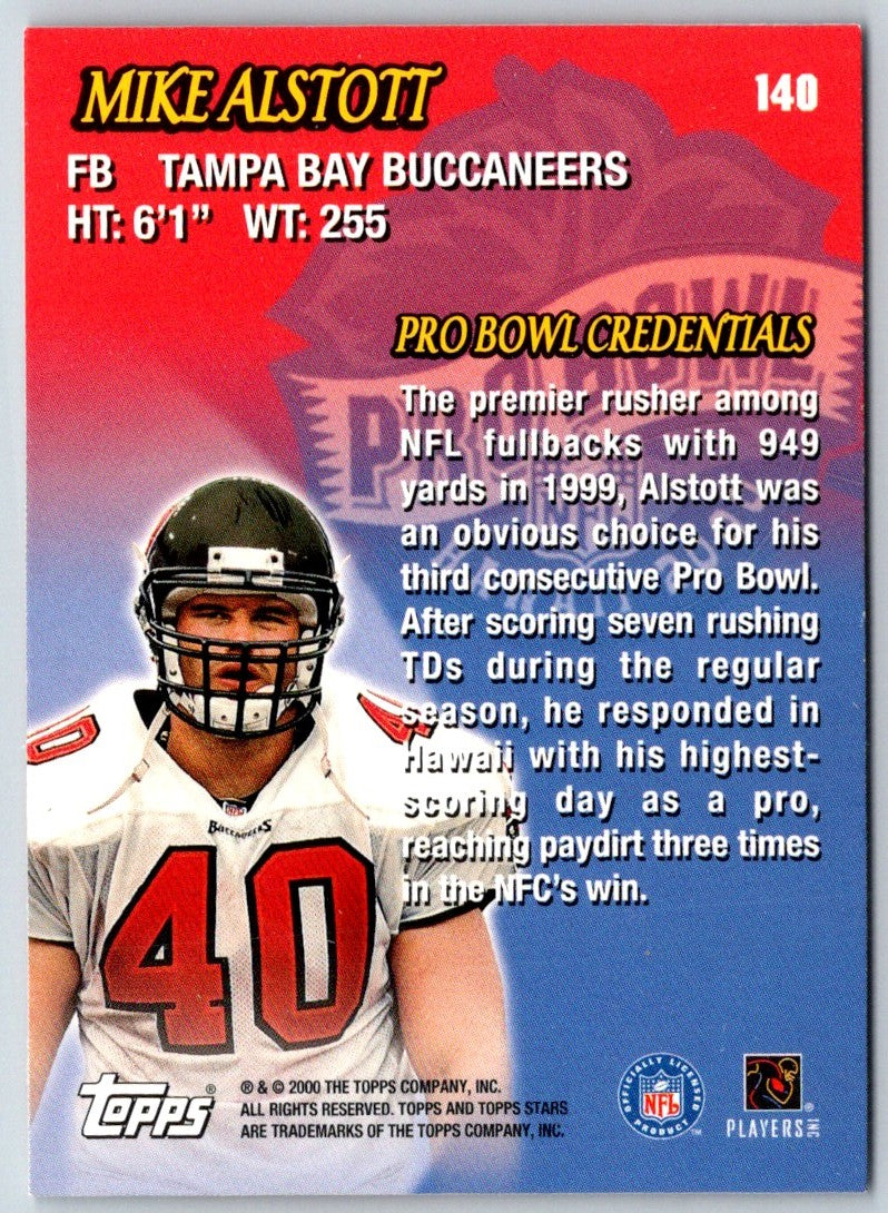 2000 Topps Stars Mike Alstott