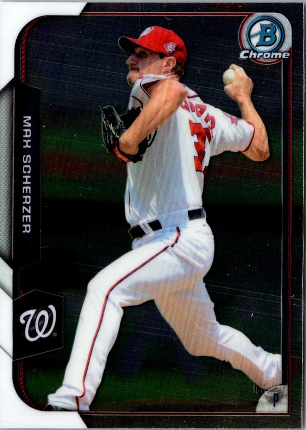 2015 Bowman Chrome Max Scherzer #22