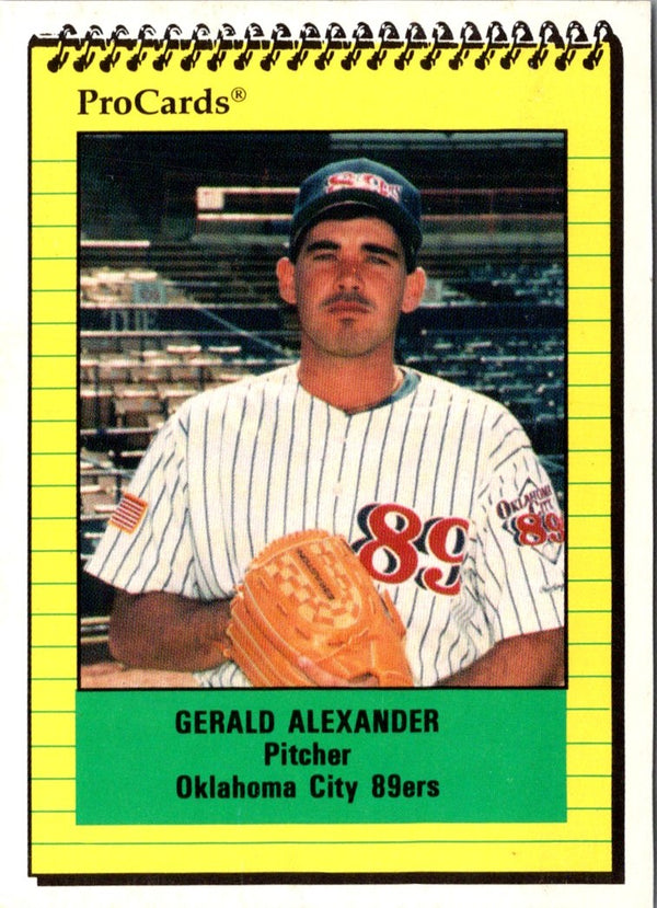1991 ProCards Gerald Alexander #170
