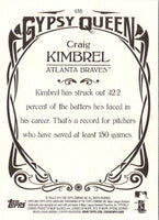2015 Topps Gypsy Queen Craig Kimbrel #135