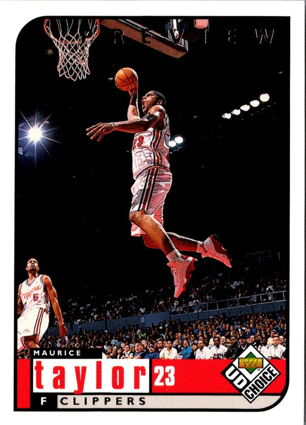 1999 Upper Deck Hardcourt Maurice Taylor #23