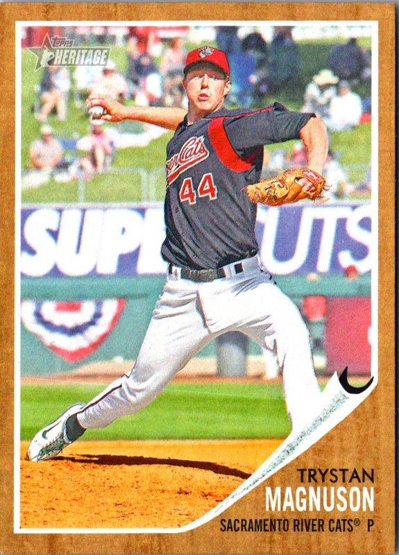 2011 Topps Heritage Minor League Trystan Magnuson #72