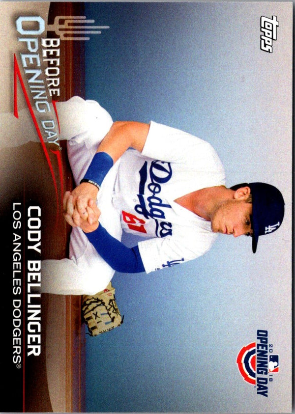 2018 Topps Opening Day Before Cody Bellinger #BOD-CB