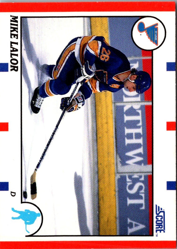 1990 Score Mike Lalor #67 Rookie