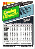 1993 Topps Shawn Jeter #800