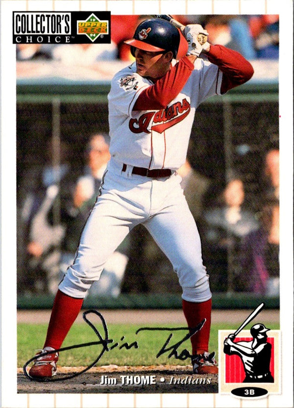 1994 Collector's Choice Jim Thome #624 Silver Signature