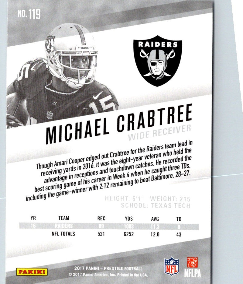 2017 Panini Prestige Michael Crabtree