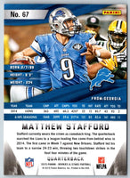 2015 Panini Rookies & Stars Longevity Matthew Stafford #67