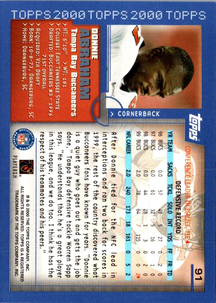 2000 Topps Donnie Abraham