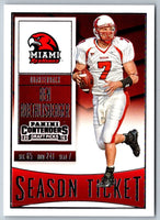 2016 Panini Contenders Draft Picks Ben Roethlisberger #12