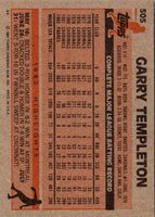 1983 Topps Garry Templeton #505
