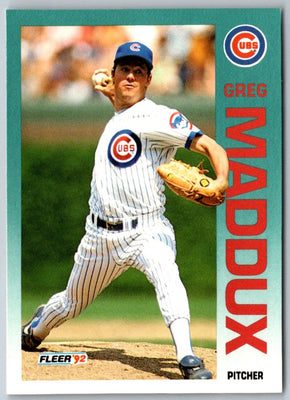 1992 Fleer Greg Maddux #386