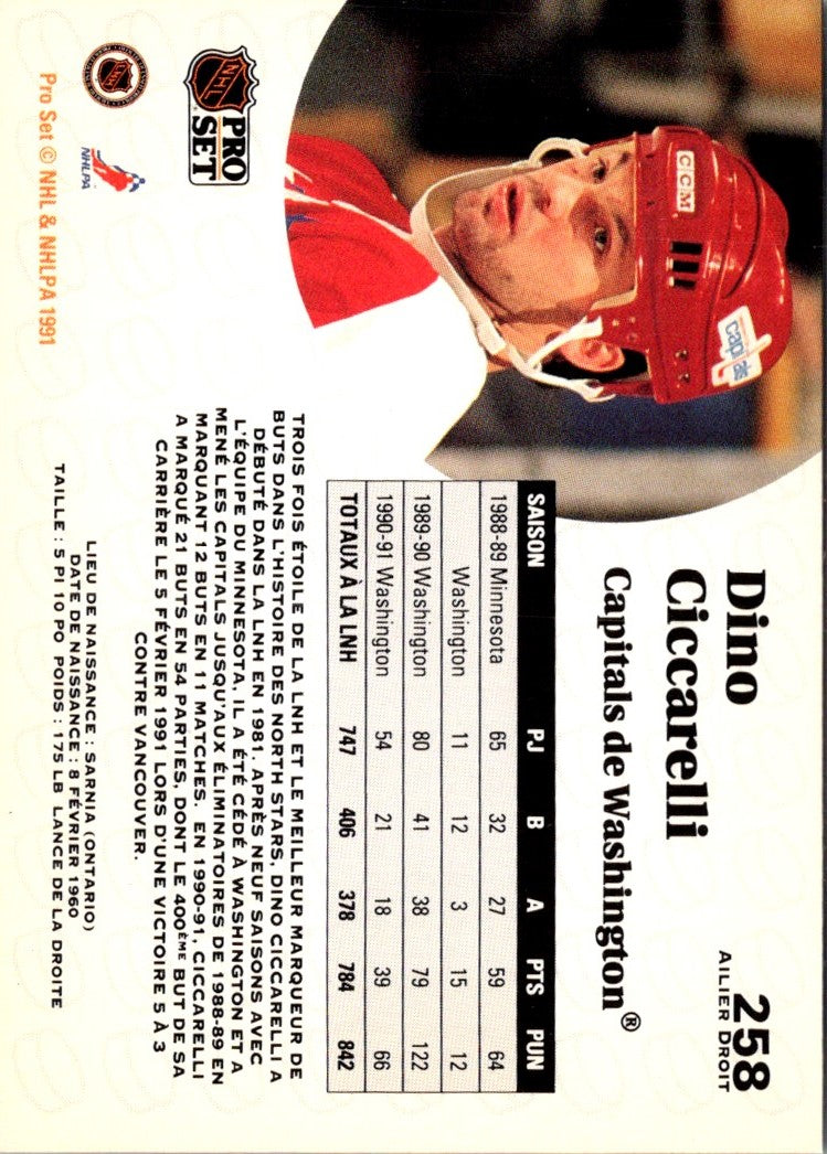 1991 Pro Set French Dino Ciccarelli