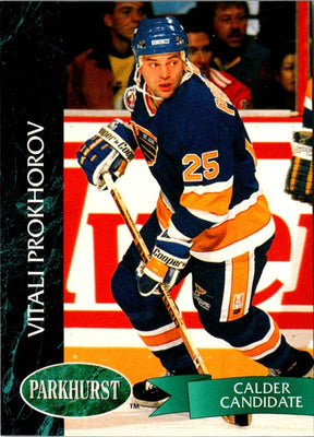 1992 Parkhurst Vitali Prokhorov #157 Rookie