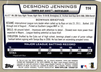 2012 Bowman Chrome Desmond Jennings #114