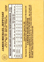1985 Donruss Mike Jeffcoat #251