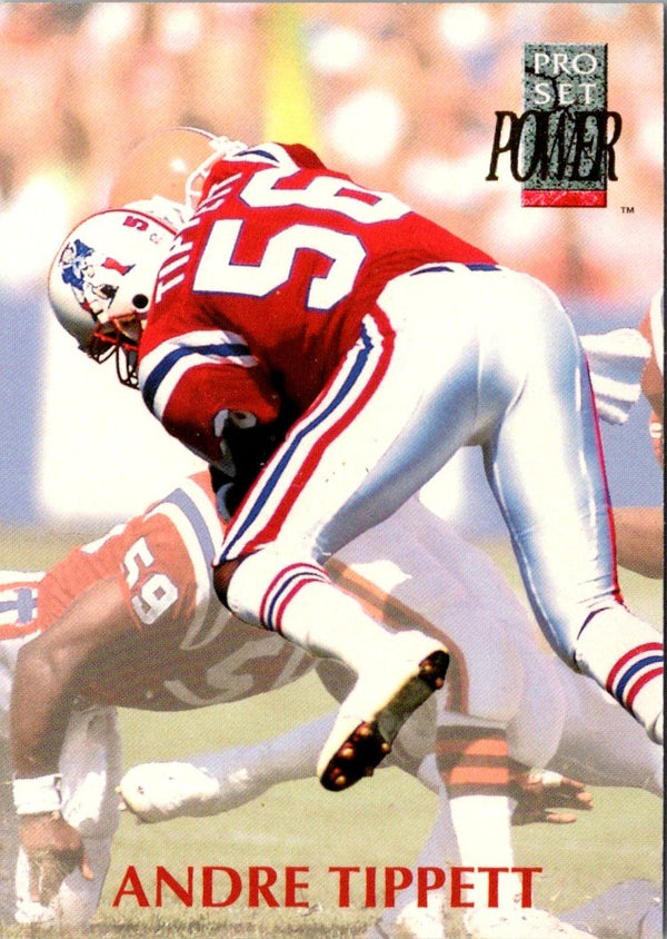 1992 Pro Set Power Andre Tippett #257