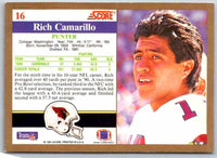 1991 Score Rich Camarillo #16