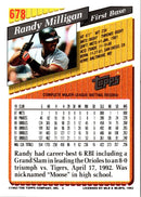 1993 Topps Gold Randy Milligan