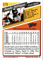 1993 Topps Gold Randy Milligan #678