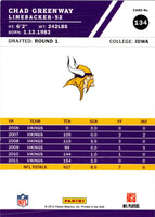 2012 Score Chad Greenway #134