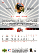2003 Upper Deck Game Face A.J. Pierzynski
