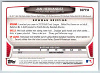 2013 Bowman Jan Hernandez #BDPP44