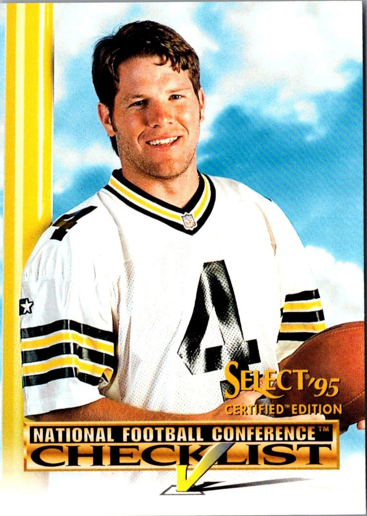 1995 Select Certified Checklists Brett Favre