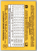 1987 Donruss Rick Honeycutt