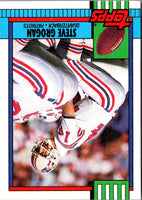 1990 Topps Steve Grogan #418
