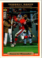 1996 Collector's Choice Season to Remember Blow-ups Terrell Davis #54