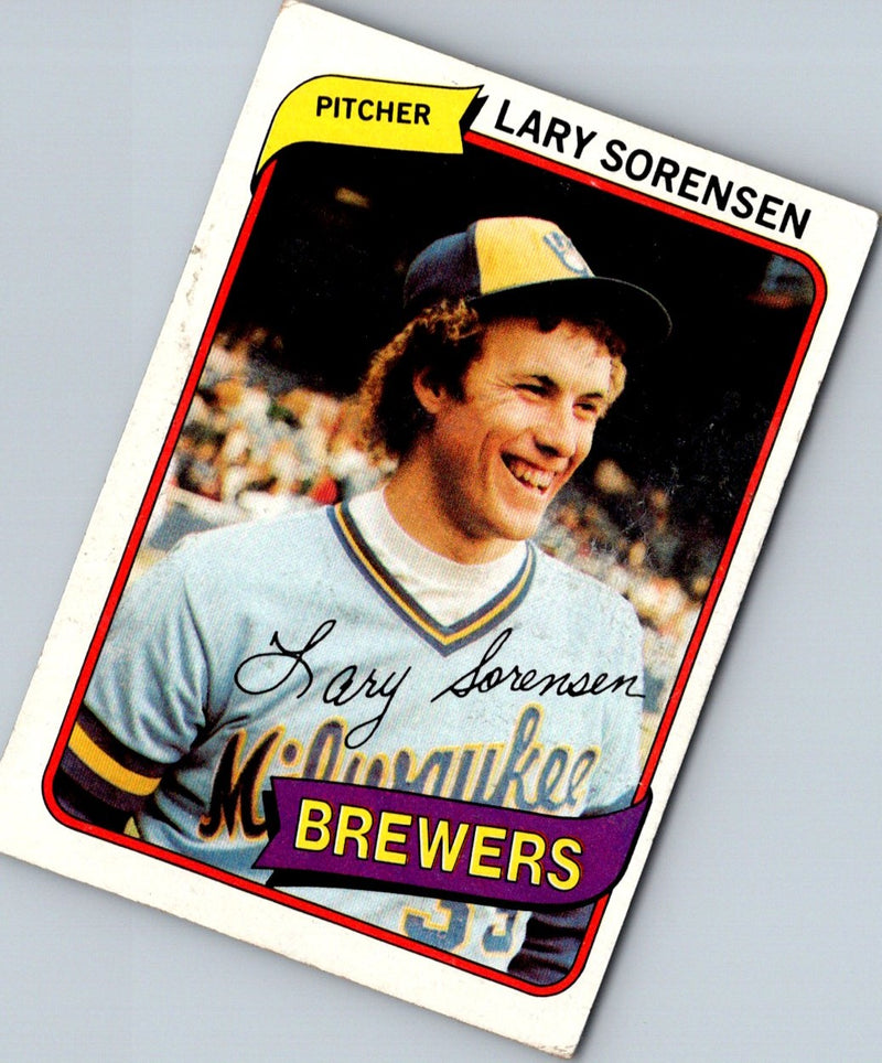 1980 Topps Lary Sorensen