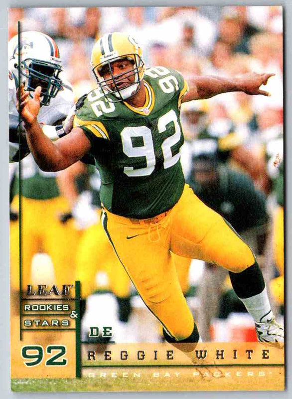 1998 Leaf Rookies And Stars Reggie White #104