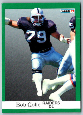1991 Fleer Bob Golic #108