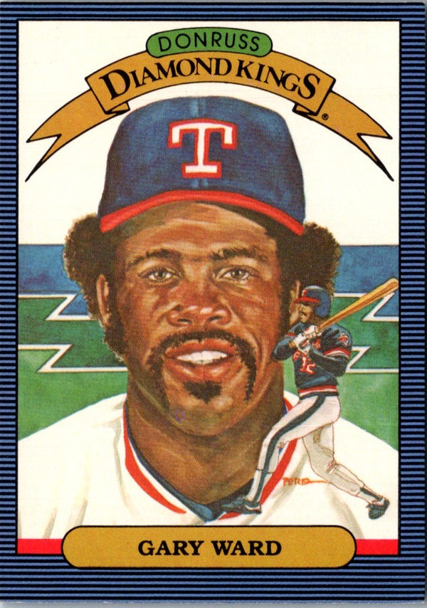 1986 Donruss Super Diamond Kings Gary Ward #20