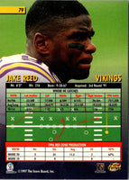 1997 Score Board Playbook Jake Reed #79