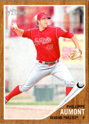 2011 Topps Heritage Minor League Phillippe Aumont #54