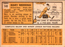 1963 Topps Marv Breeding