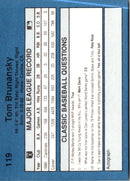 1990 Classic Blue Tom Brunansky