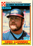 1984 Topps Ralston Purina Greg Luzinski