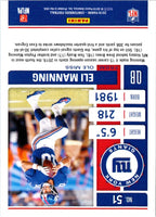 2018 Panini Eli Manning #210