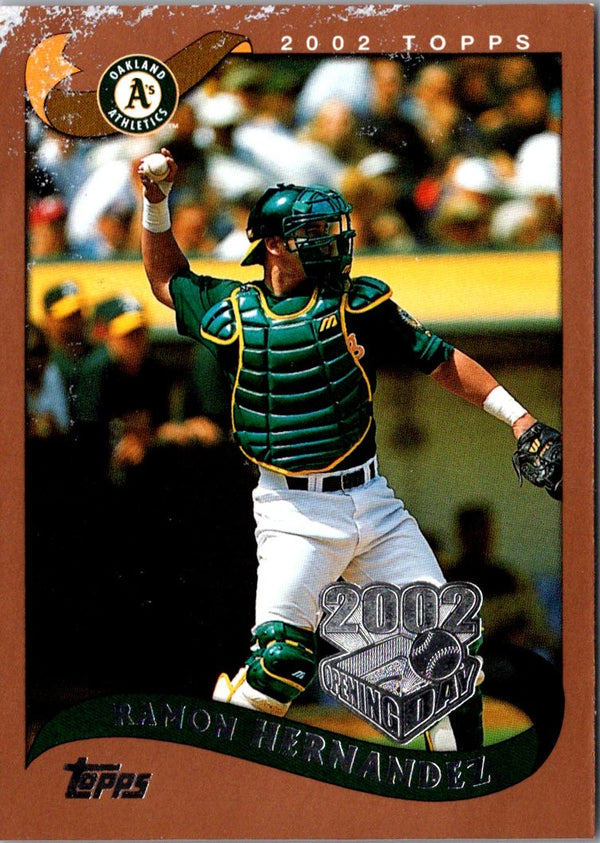 2002 Topps Limited Ramon Hernandez #143
