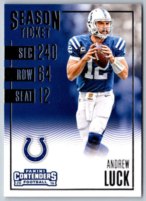 2016 Panini Contenders Andrew Luck #92