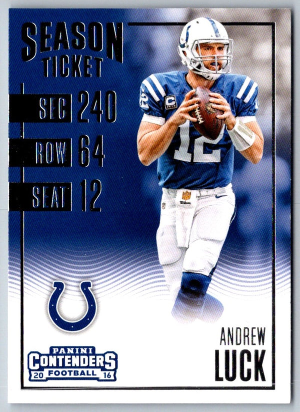 2016 Panini Contenders Andrew Luck #92