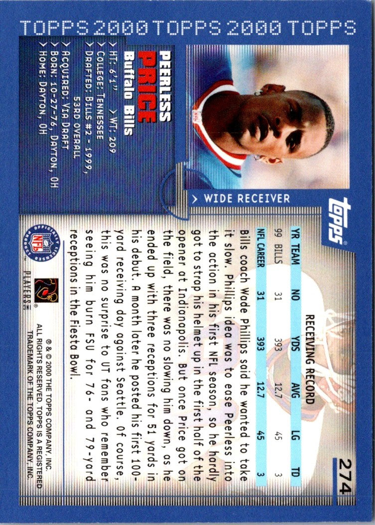 2000 Topps Peerless Price