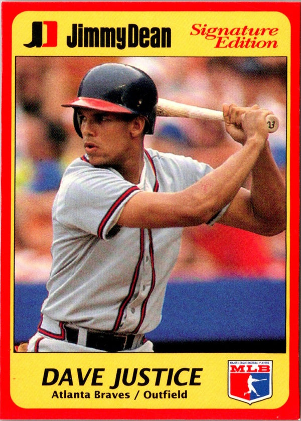 1991 Jimmy Dean David Justice #14