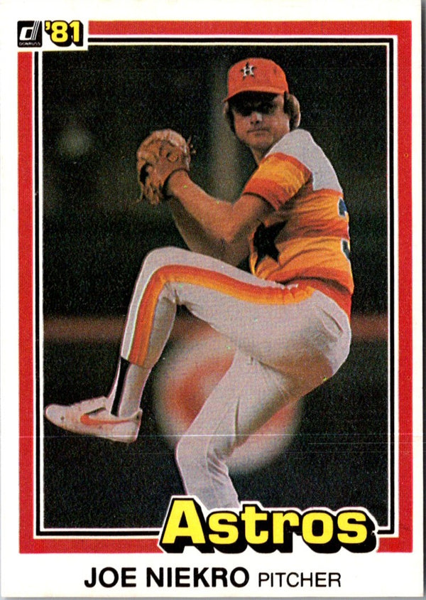 1981 Donruss Joe Niekro #380